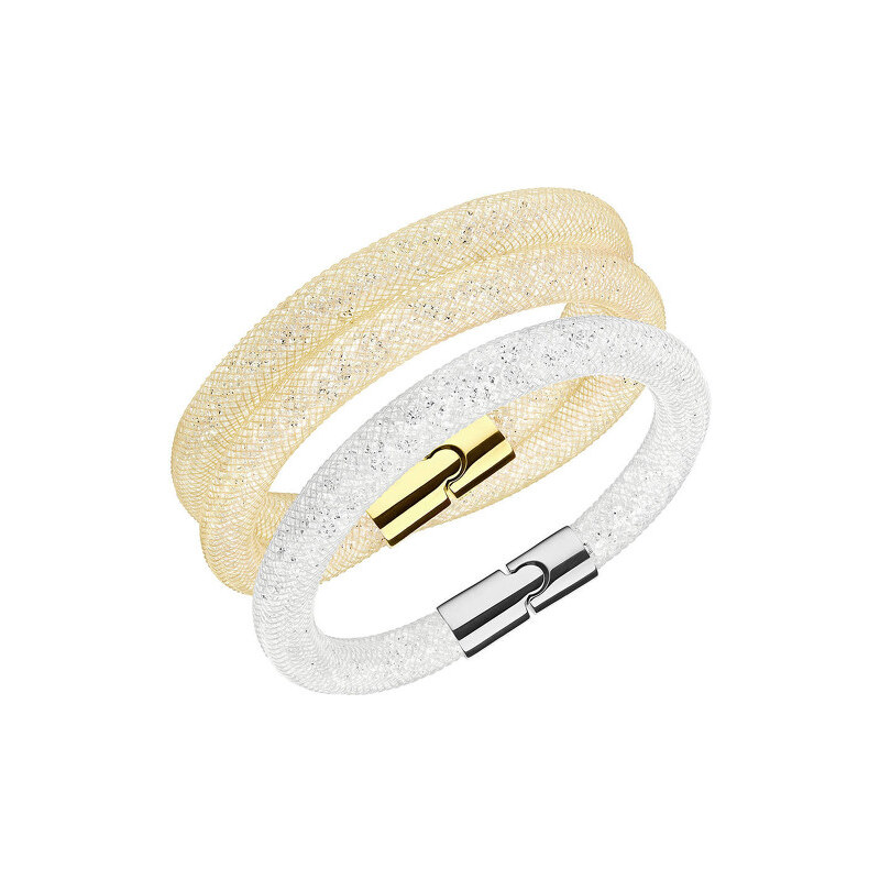 Swarovski Sada zlatého a stříbrného náramku Stardust Bracelet Set 5184499