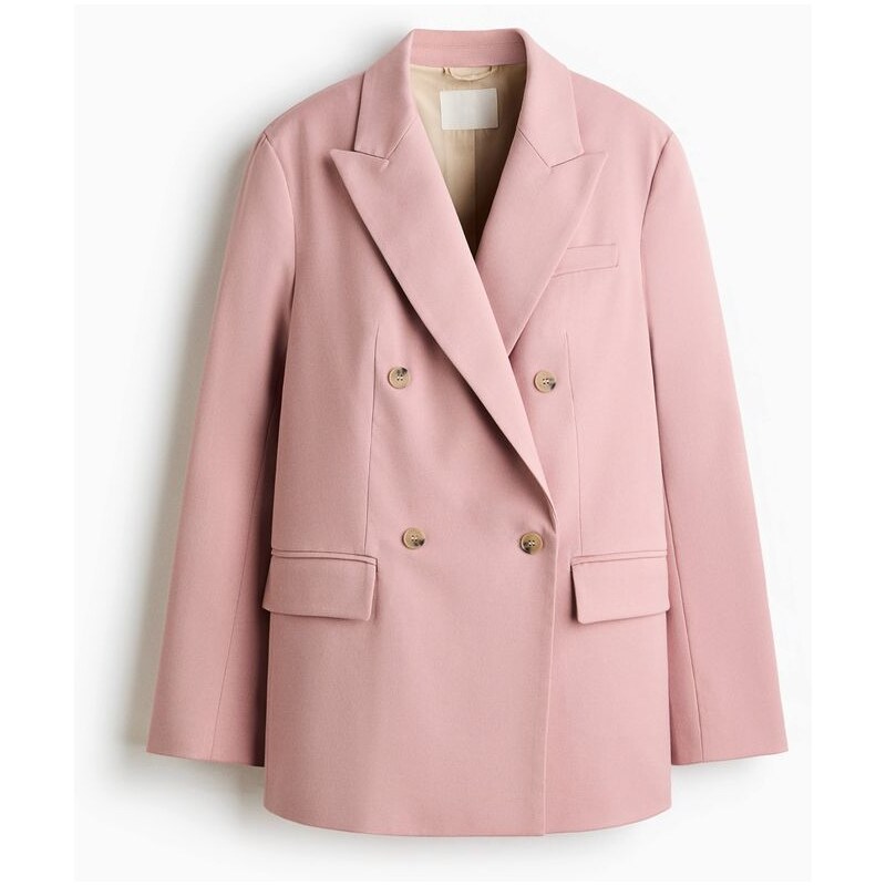 H&M - Dvouřadové sako - růžová 112779039