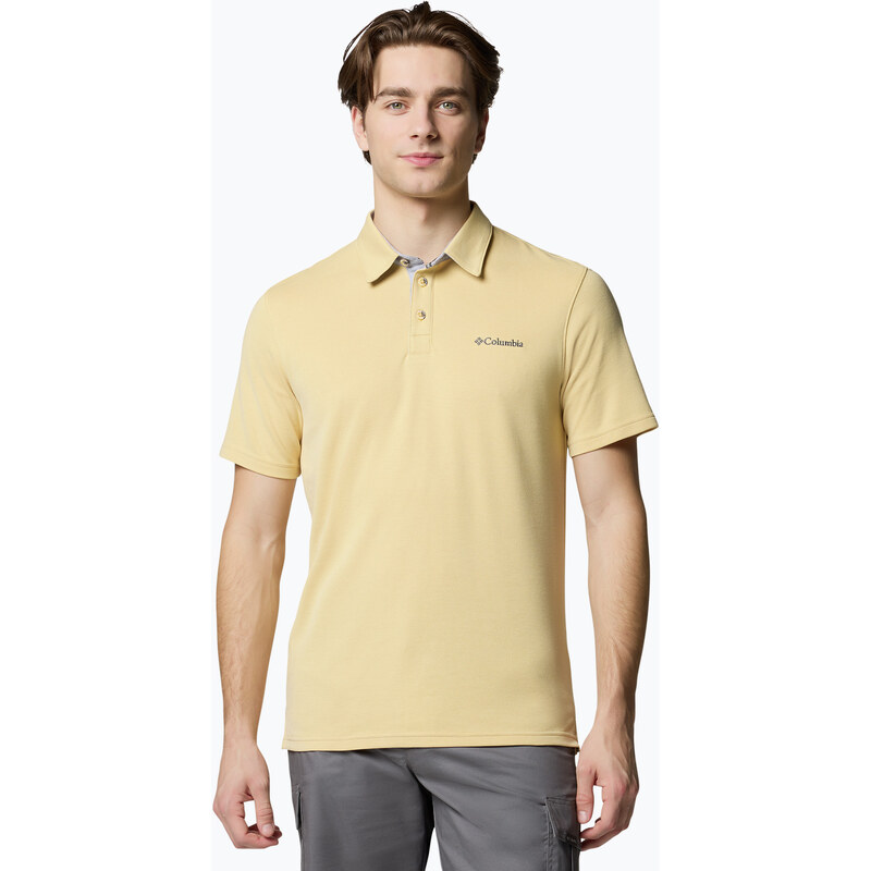 Pánské tričko Columbia Nelson Point Polo sand dune