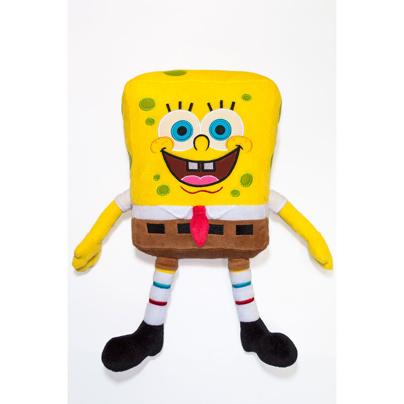 Halantex Polštářek 3D SpongeBob puntíky polyester 40x20 cm