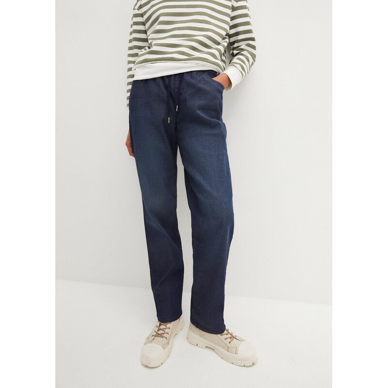bonprix Džíny Straight, High Waist, s pohodlným pasem (2 ks v