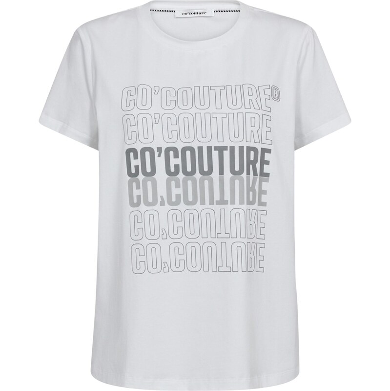 cocouture Top šedá / bílá