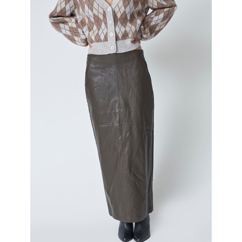 cocouture Sukně Gitt tmavě hnědá 112781273