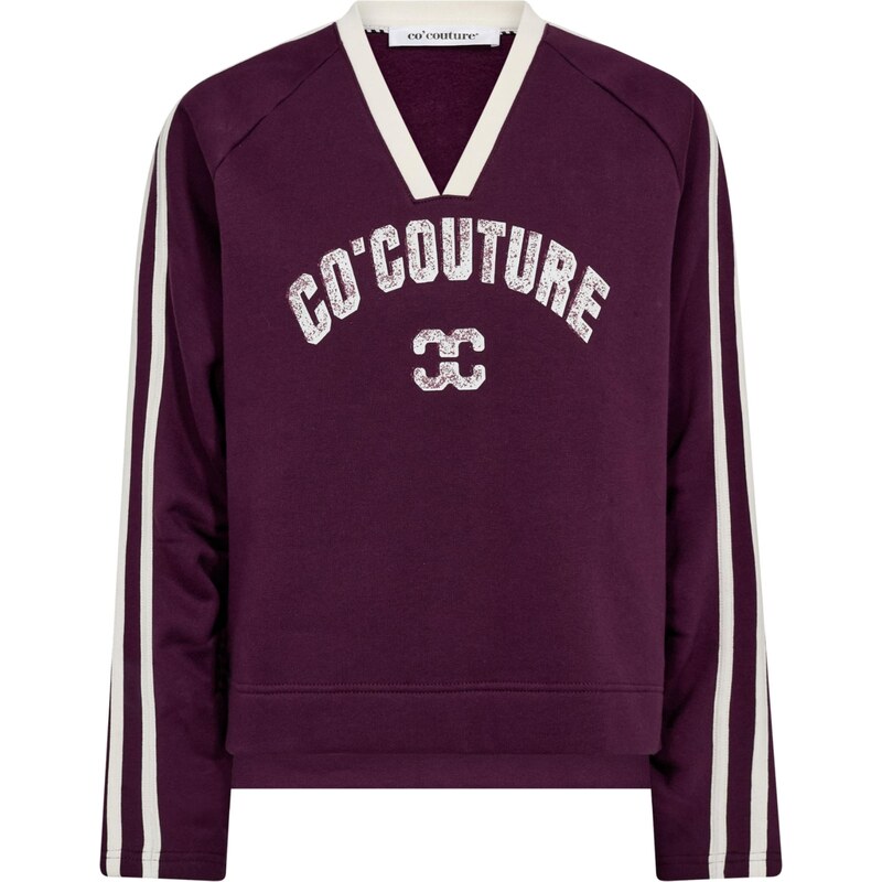 cocouture Mikina Batu švestková / bílá 112781795