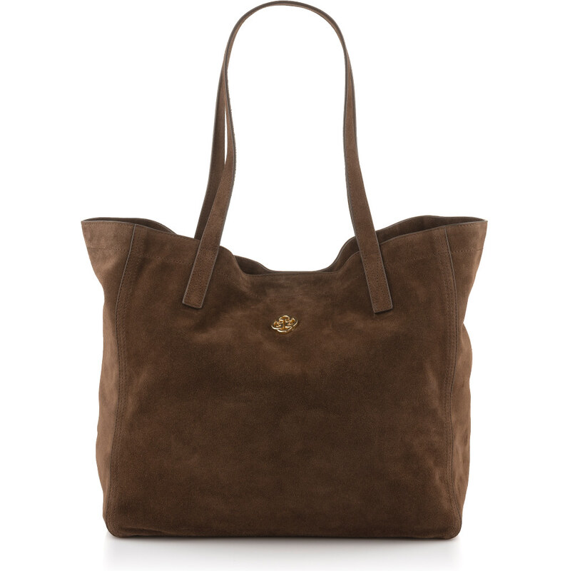 TAŠKA GANT SUEDE TOTE BAG MAHOGANY BROWN 112782336