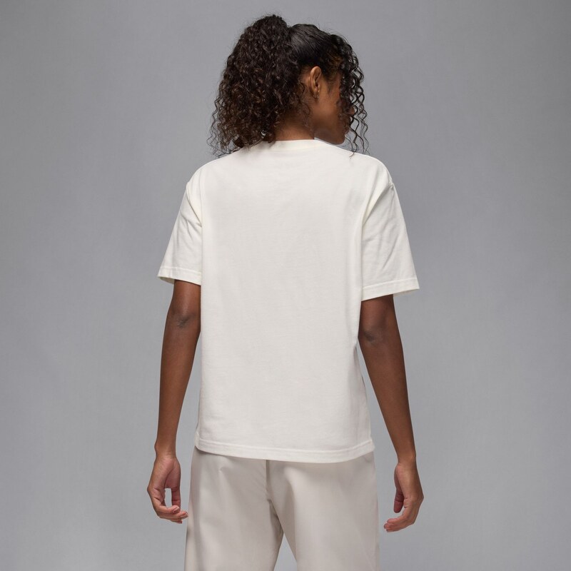 Jordan Brooklyn Graphic Wmns Tee Sail - Dámské - Triko Jordan - Bílé - HV0451-133