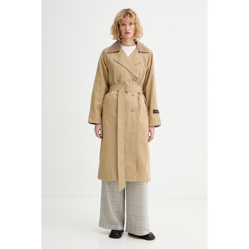 Levis Bavlněný trenčkot Levis BREE CLASSIC LONG TRENCH