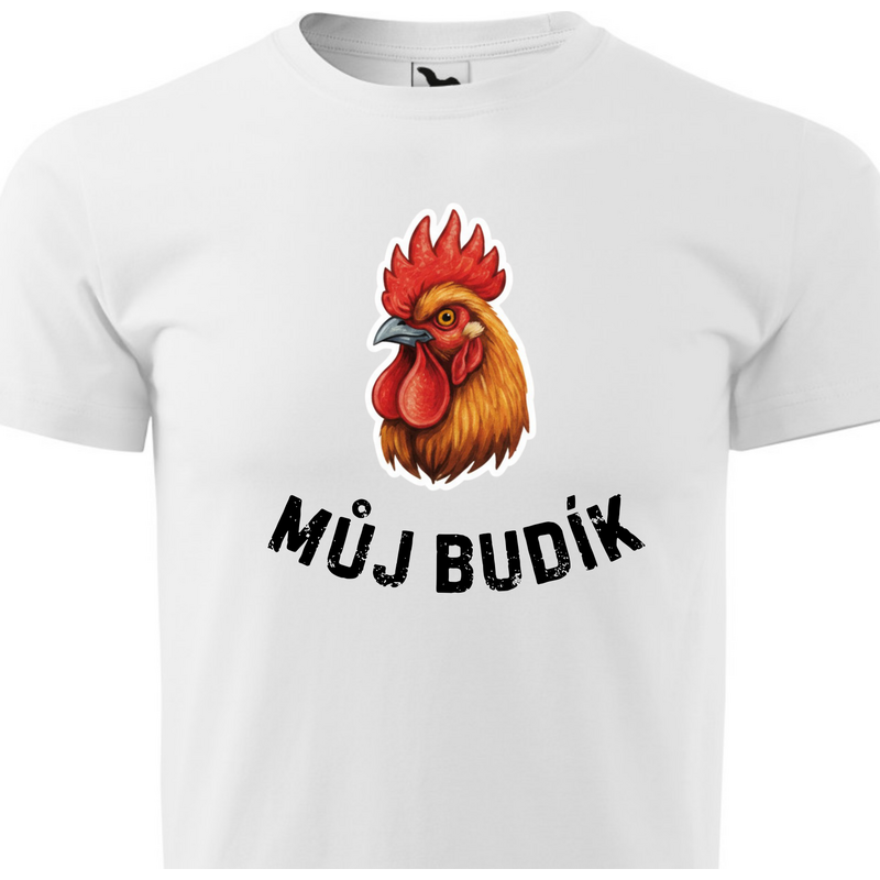 Fenomeno Pánské tričko Můj budík - bílé