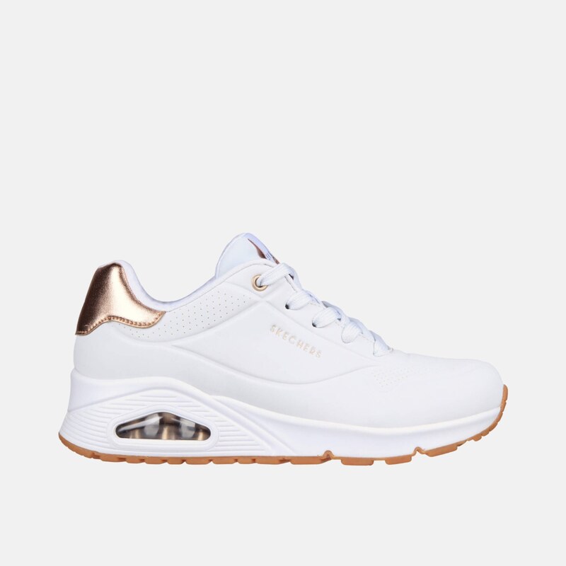 Dámské bílo-zlaté tenisky Skechers UNO - Golden Air 112792027