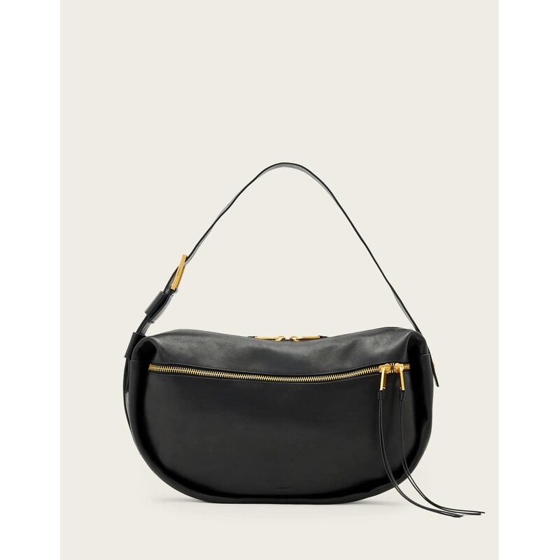 AllSaints Noemie shoulder bag in black 112879350