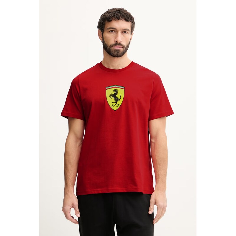 Bavlněné tričko Puma Ferrari 112774249