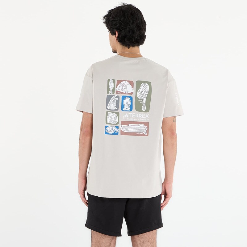 adidas Performance Tričko adidas Terrex Xploric Climacool Graphic T-Shirt Wonder Alumina S