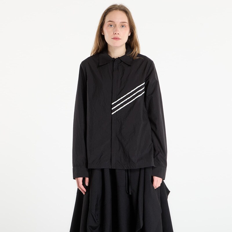 Košile Y-3 Raw Edge 3 Stripes Shirt Black S