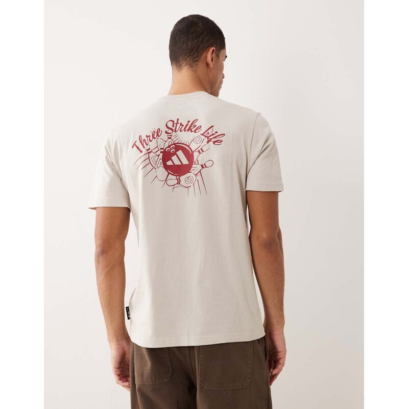 adidas Originals adidas Sportswear Bowling graphic t-shirt in
