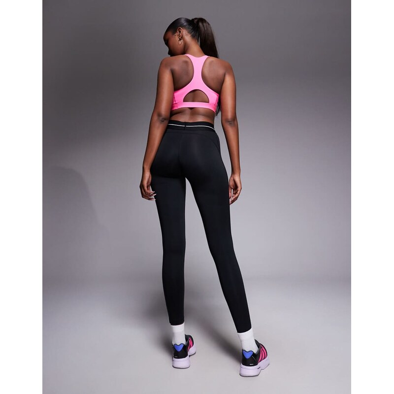 adidas performance adidas Training Hyperglam linear full length leggings in black