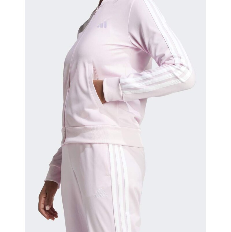 adidas performance Dayready tracksuit in clear pink 115499882