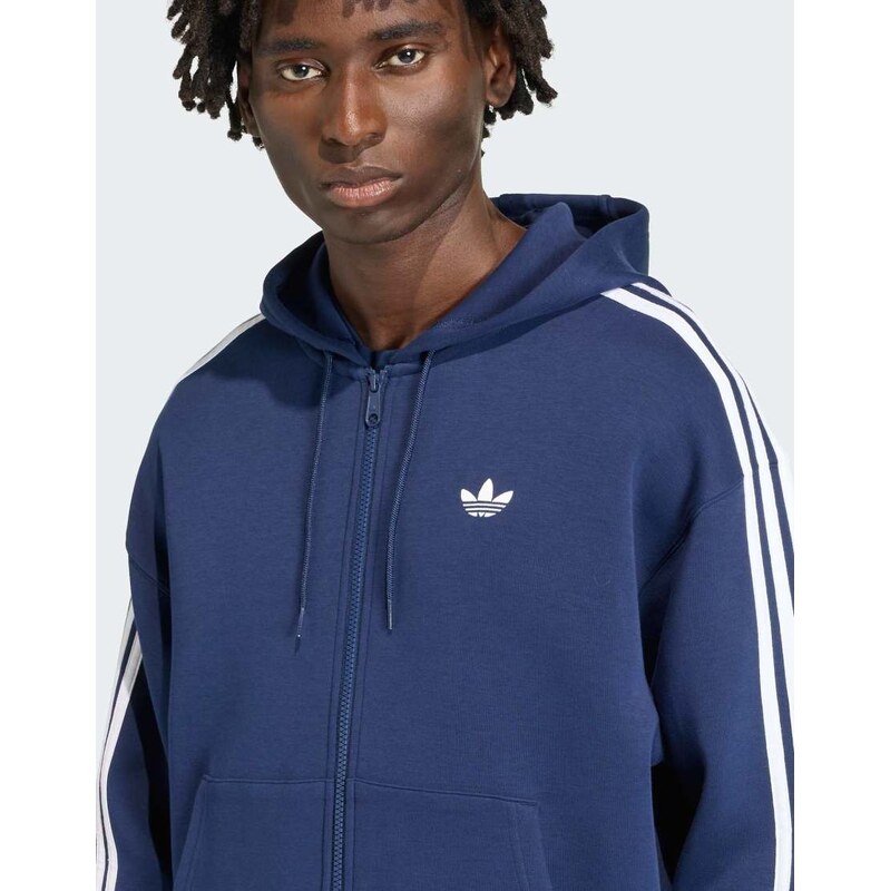 adidas Originals Adidas adicolor spacer oversized hoodie in night 115499827