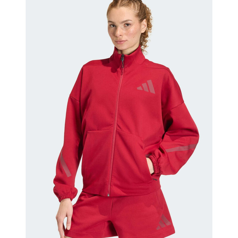 adidas performance Adidas z.n.e. track top in active maroon-Red 115505601