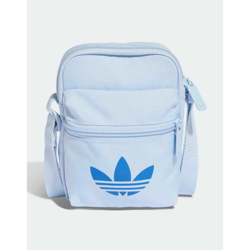 adidas Originals Adicolor classic festival bag in crystal sky-Blue 115505569