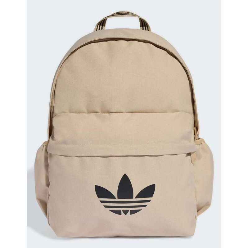 adidas Originals Adicolor classic backpack in stone khaki-Neutral 115087535