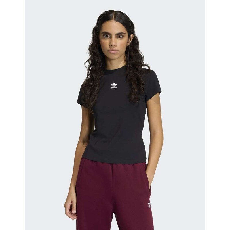 adidas Originals Essentials baby tee in black