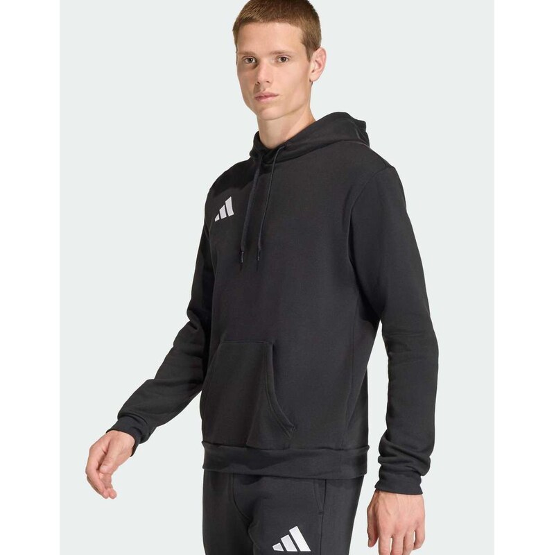 adidas performance Entrada26 hoodie in black / white 115505732