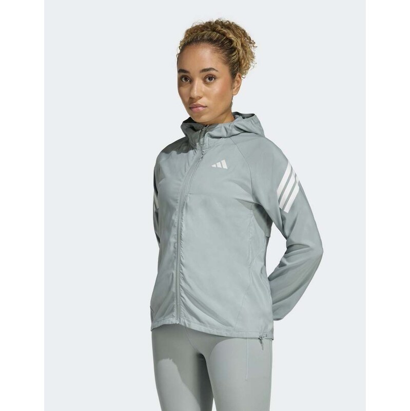 adidas performance Adi365 iconic running jacket in wonder sage-Green 115505719