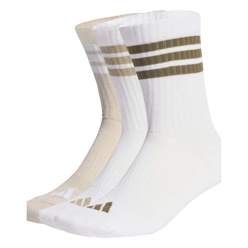 adidas performance 3-stripes cushioned sportswear crew socks 3 pair 115505747