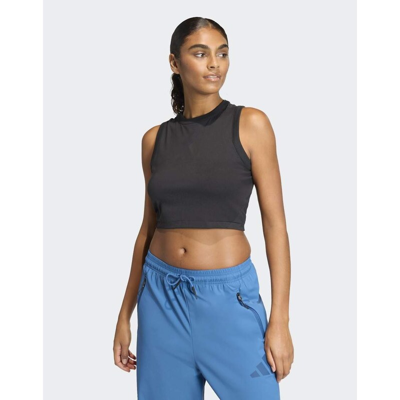 adidas performance Adidas z.n.e. tank in black 115500071