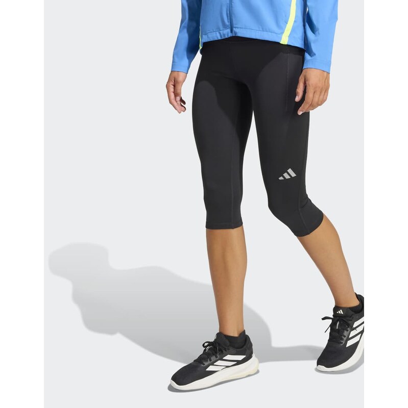 adidas performance Adi365 running climacool 3/4 leggings in black 115500202