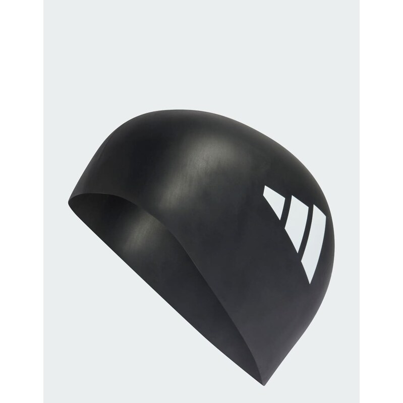 adidas performance Adidas adults 3-stripes swim cap in black / white 115505835