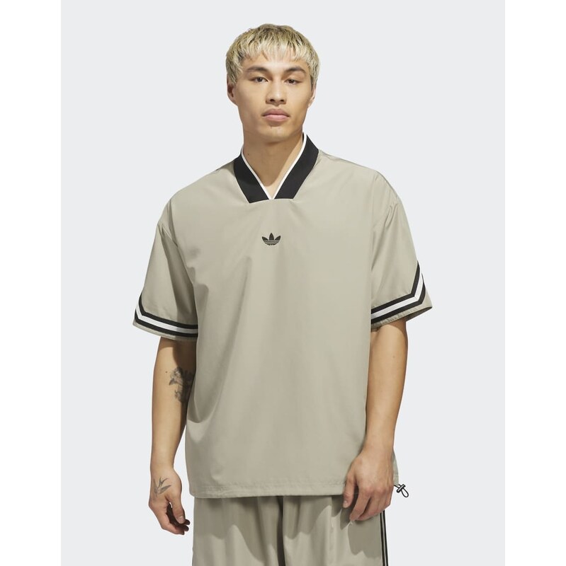 adidas Originals Originals basketball warm up top in wonder