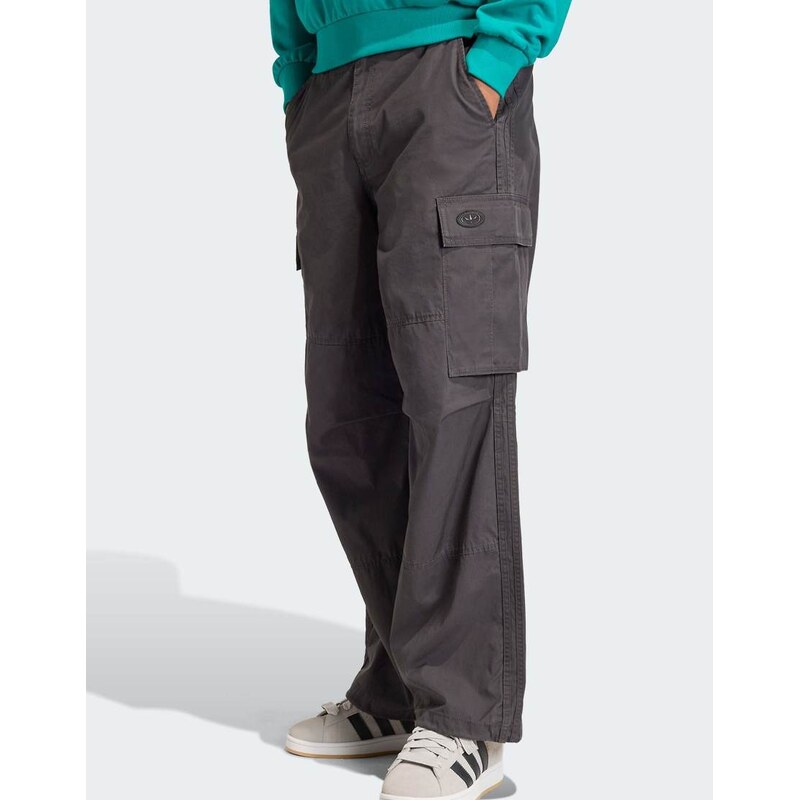 adidas Originals 90s alternative sport washed cargo pants in grey 115500210