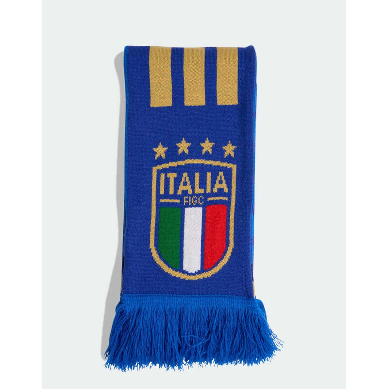 adidas performance Italy 26 scarf in bold blue / hazy beige 115505881