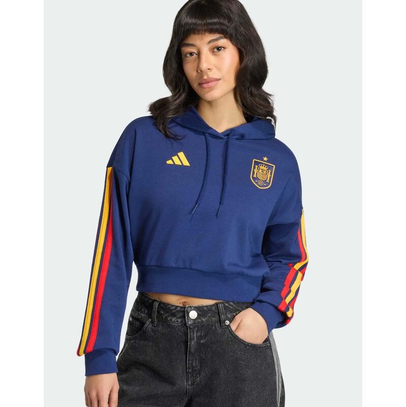 adidas performance Spain dna hoodie in dark blue