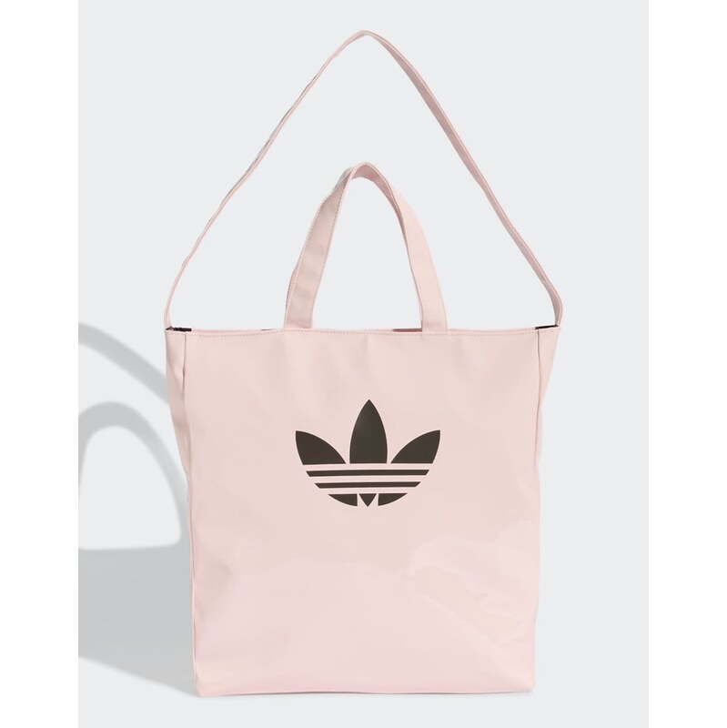 adidas Originals Adicolor shopper in sandy pink 115087547