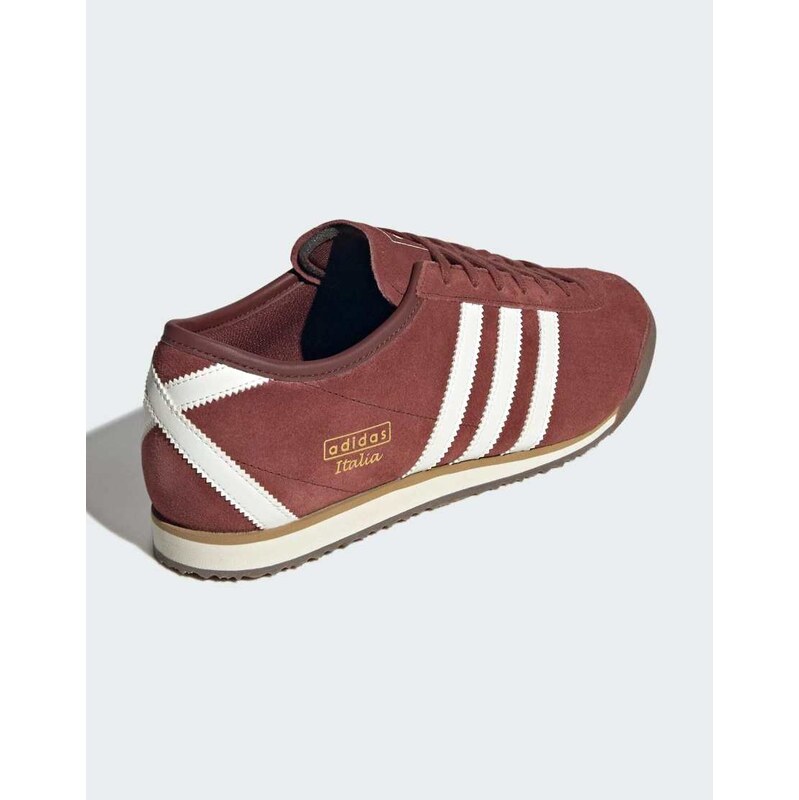 adidas Originals Italia 70s shoes in fox brown / off white / gum