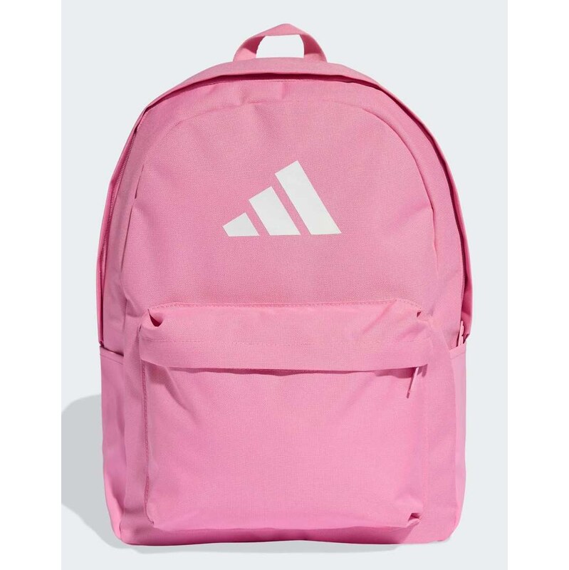 adidas performance Classic 3 bar logo backpack in st tropic bloom / 115496371