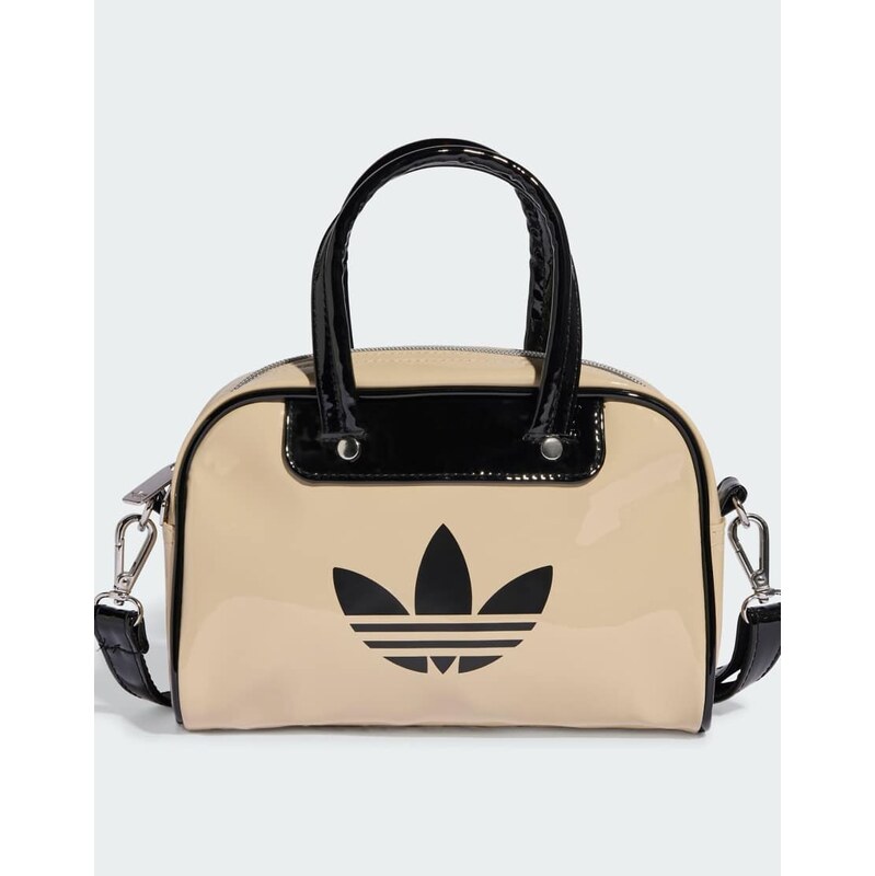 adidas Originals Adicolor mini bowling bag in stone khaki-Neutral 115505615