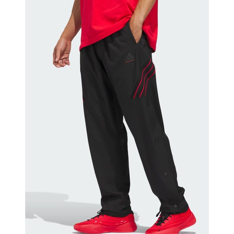 adidas performance Adidas crazy lite pants in black / pure ruby