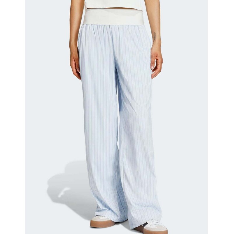 adidas Originals Poplin pants in crystal sky / ambient sky-Blue 115555068