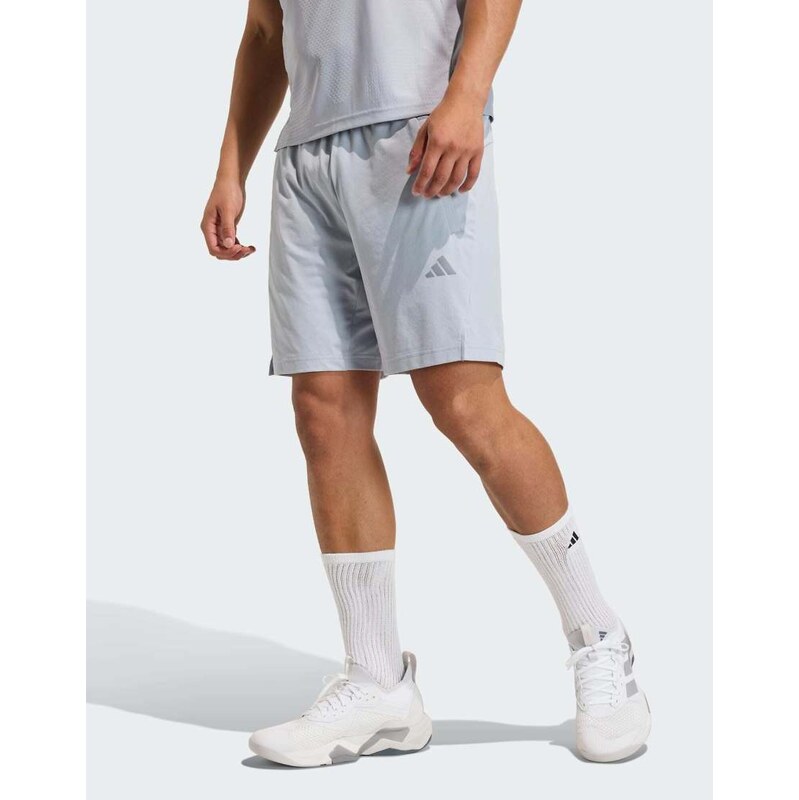 adidas performance Climacool 3d shorts in halo silver