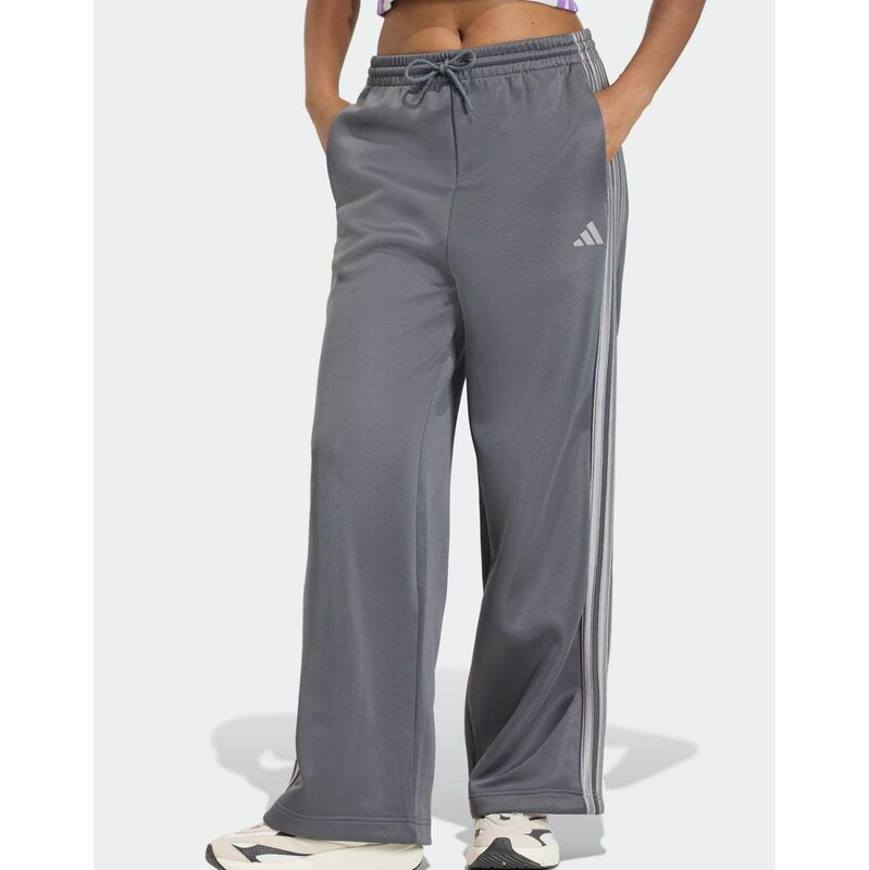 adidas performance Stadium 3-stripes track pants in grey six / 115496208