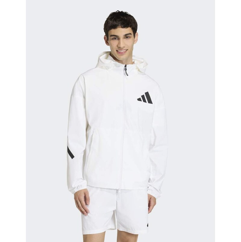 adidas performance Adidas z.n.e. woven track top in white