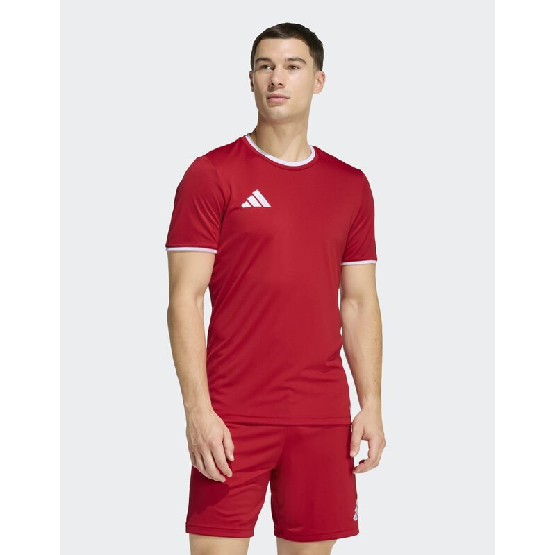 adidas performance Entrada26 jersey in team power red 2 / white