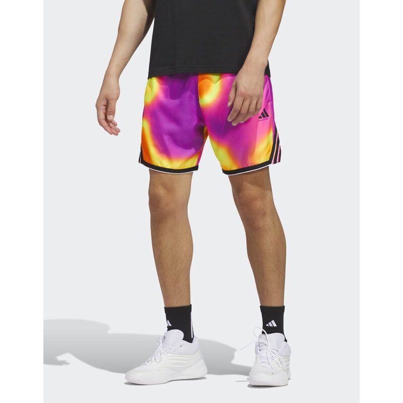 adidas performance Adidas crazy lite aop shorts in lucid pink /