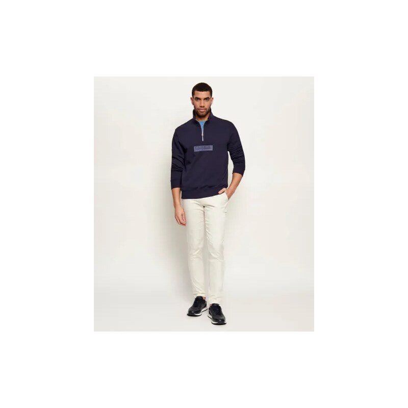 Napapijri Mikina B-BOX LOGO HZ | Relaxed fit