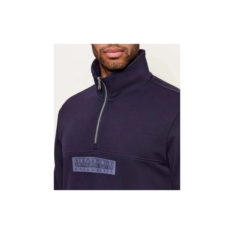 Napapijri Mikina B-BOX LOGO HZ | Relaxed fit