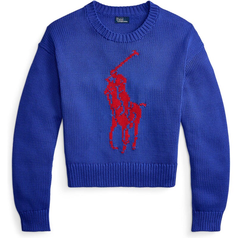 Polo Ralph Lauren Svetr královská modrá / červená