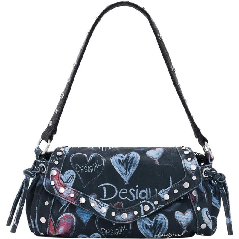 Desigual Taška přes rameno marine modrá / nebeská modř / stříbrná